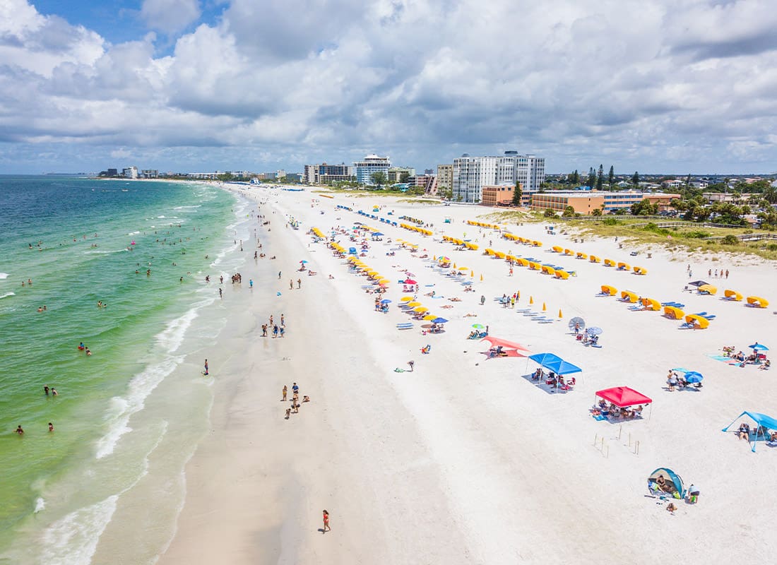 St Pete Beach, FL - American Coast or Shore Line in Gulf of Mexico in St Pete Beach, FL